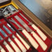 Vintage Regent Sheffield Cutlery Set 9 Pieces Original Box Stainless Flatware