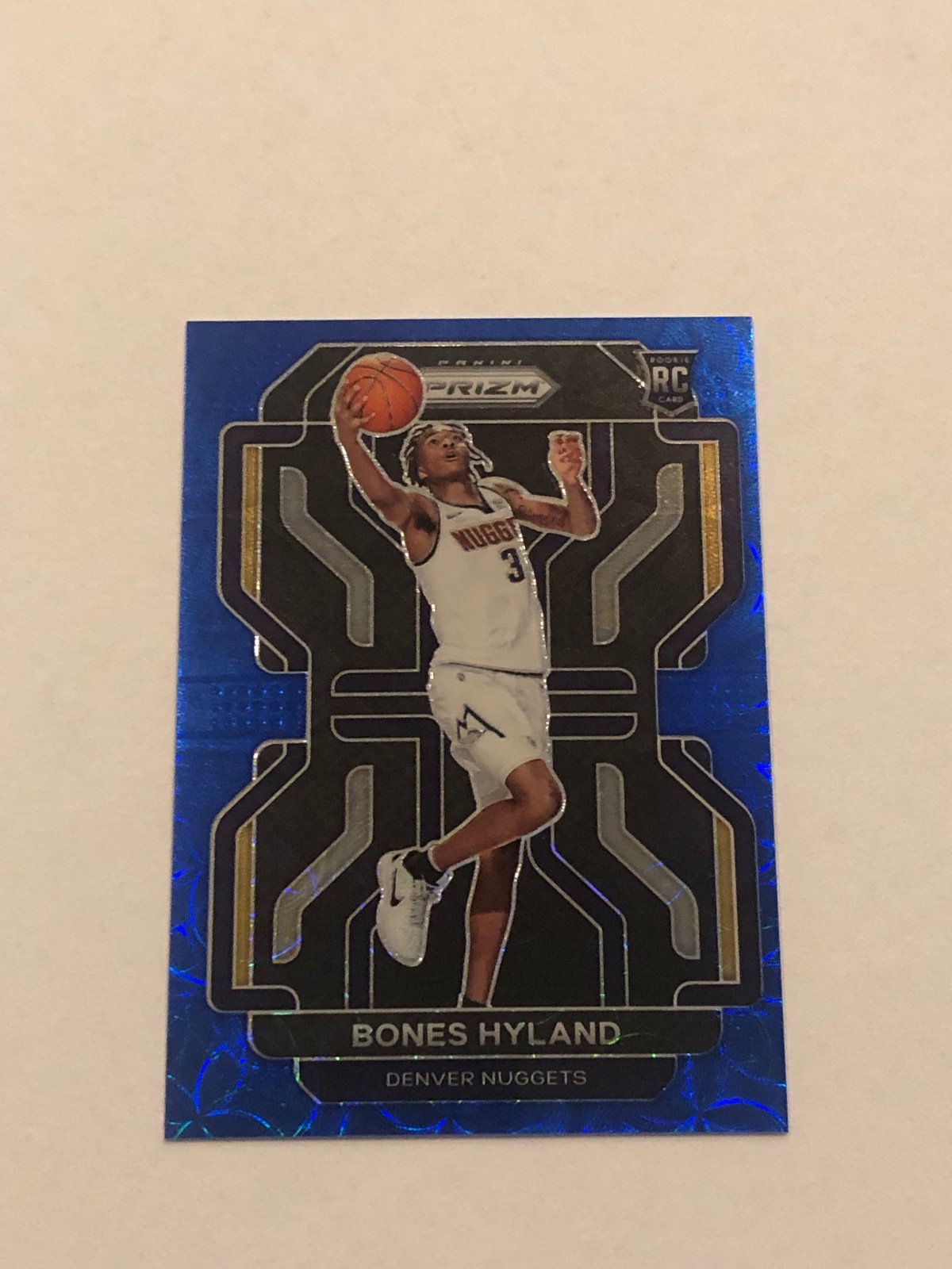 2021-2022 Panini Prizm Choice Bones Hyland Blue Scope /39 Rookie 1st On Print