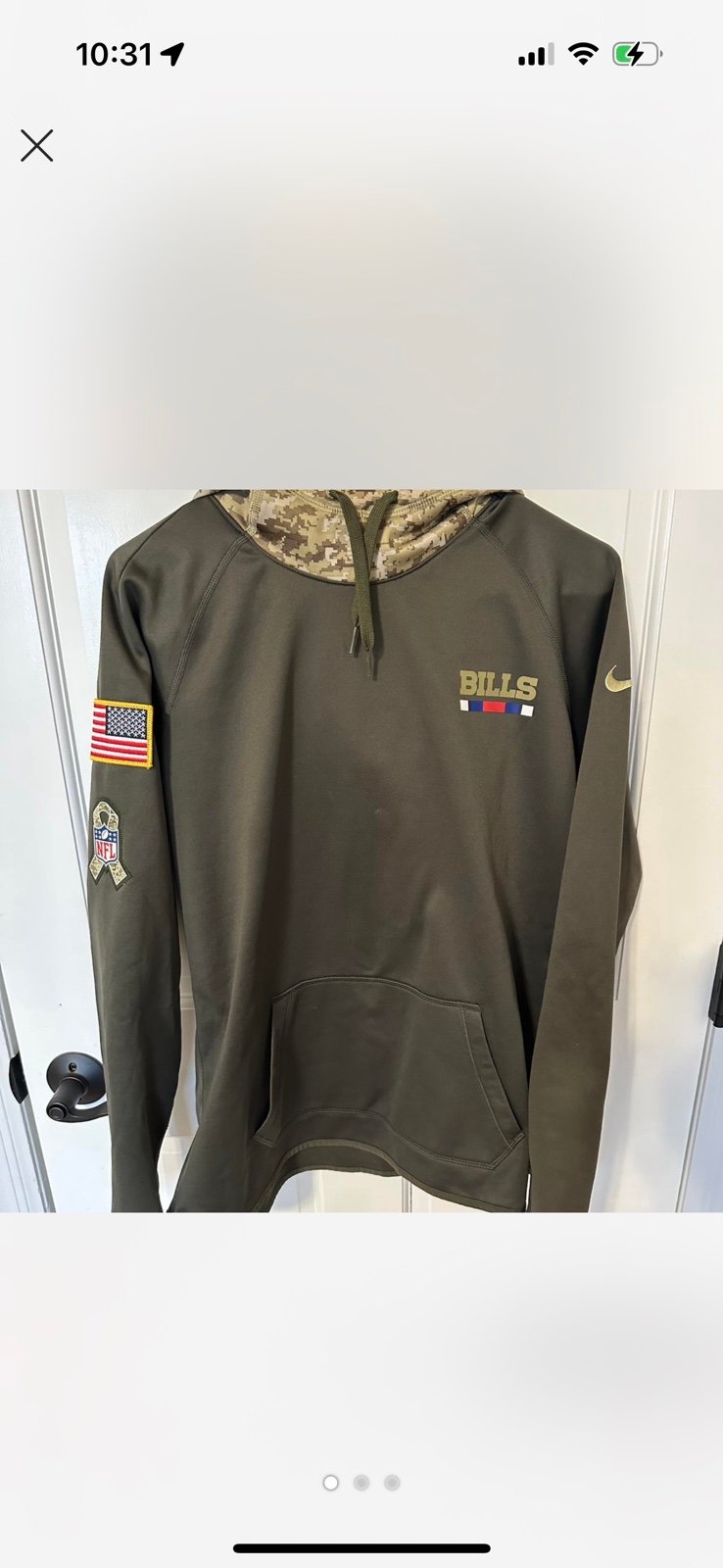 Nike Buffalo Bills Salute to Service Military Camo Hoodie