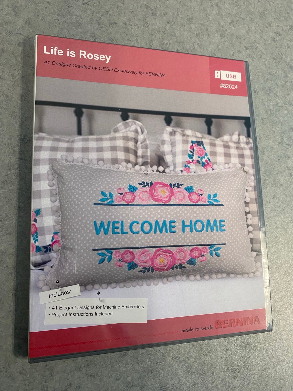 BERNINA Machine Embroidery Pattern—#82024 Life is Rosey