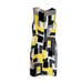 Kate Spade Della Loden Manhattan City Gray Yellow Geometric Sheath Dress Size 4