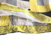 Kate Spade Della Loden Manhattan City Gray Yellow Geometric Sheath Dress Size 4