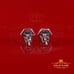 Men's/Womens Hexogonal Stud Earrings 0.50ct VVS 'D' Moissanite Earring