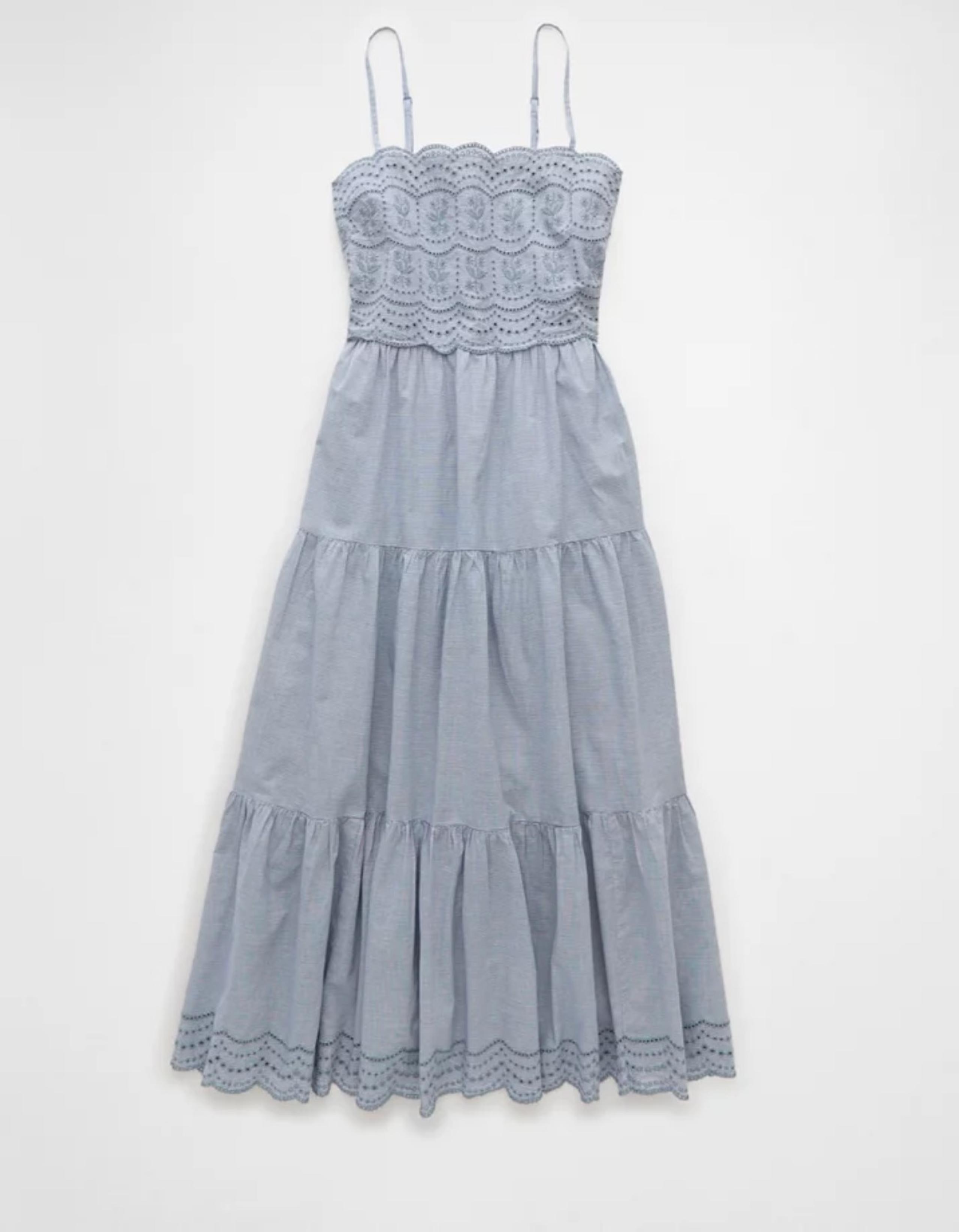 American Eagle midi scalloped dresses