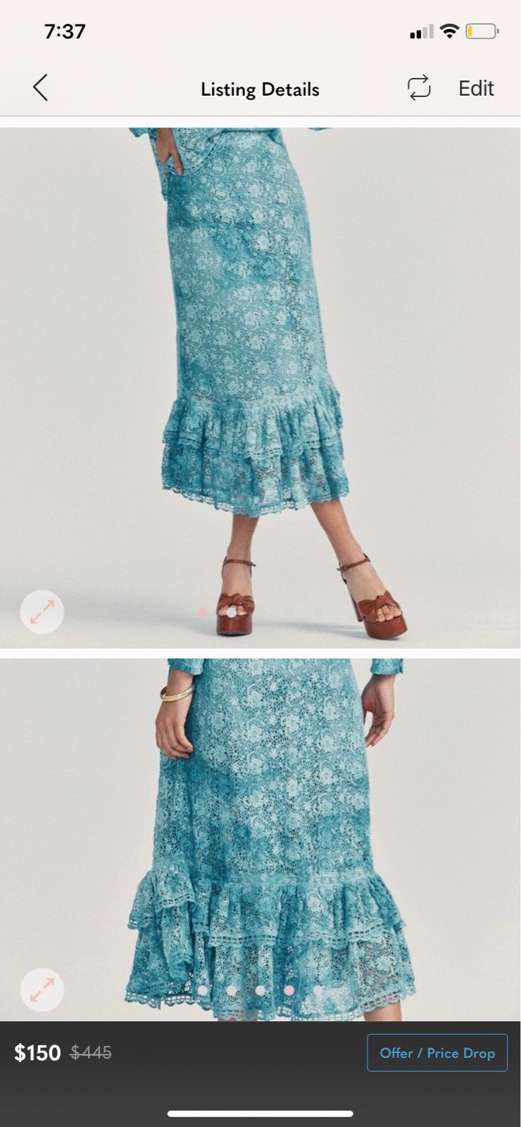Jana midi skirt