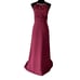 Formal Halter Dress Alfred Angelo Maroon Long Dress