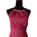 Formal Halter Dress Alfred Angelo Maroon Long Dress