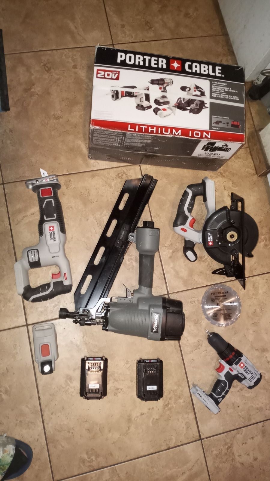 20v Lithium Ion 4pc Set