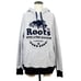 Roots Hoodie Sweatshirt M Gray Athletic Goods Sweater Knit Warm Pocket Pullover