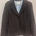 Liz Clairborn purple striped work suit size 16