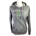 Monster Energy Drink Hoodie Gray Pullover Graphic Women's M Double Side Logo