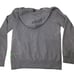 Monster Energy Drink Hoodie Gray Pullover Graphic Women's M Double Side Logo