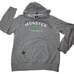 Monster Energy Drink Hoodie Gray Pullover Graphic Women's M Double Side Logo