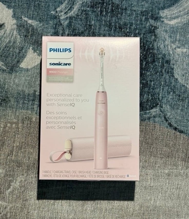 Philips Sonicare Prestige 9900 ToothbrushHX9900 Pink with SenseIQ sealed NEW!!