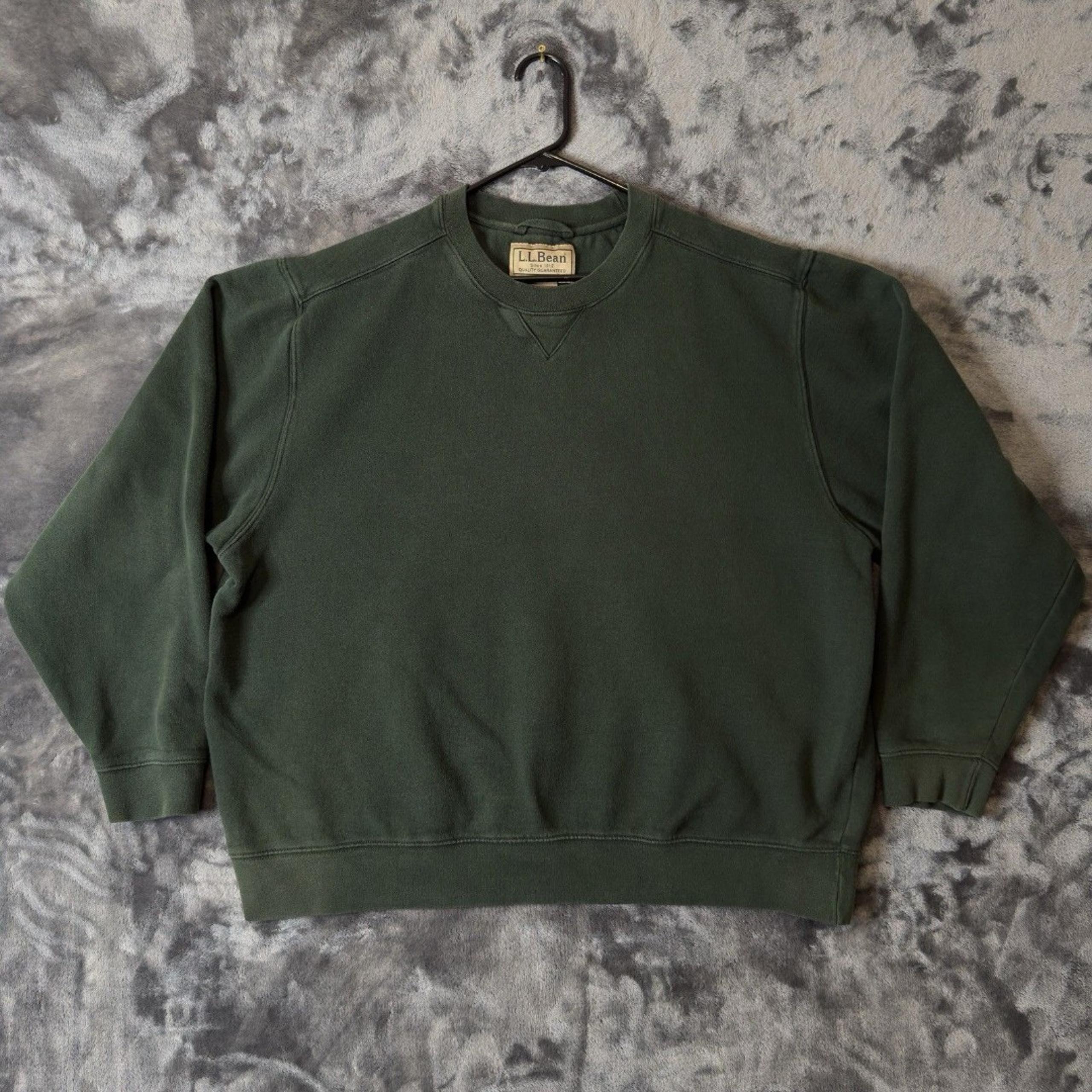 Vintage L.L. Bean Pullover Sweater Green Size X-Large Regular