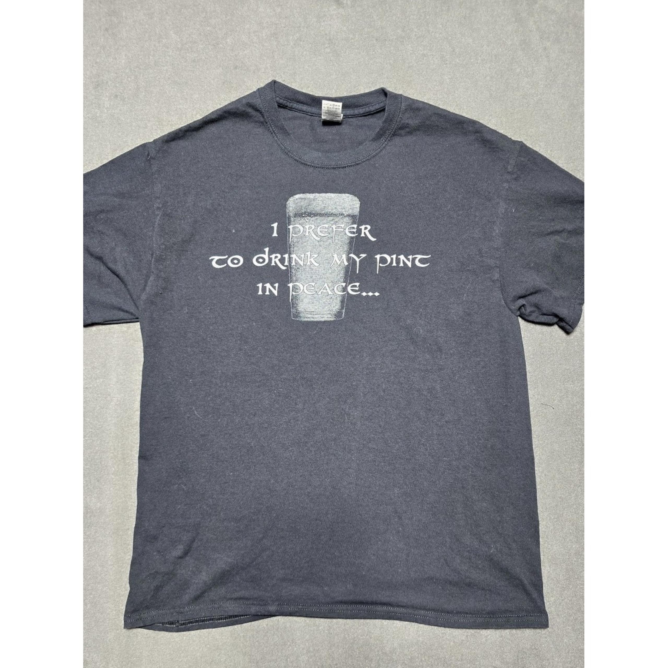 Fighting Irish Drinking Pint In Peace Boxing Celtic Ranch Large