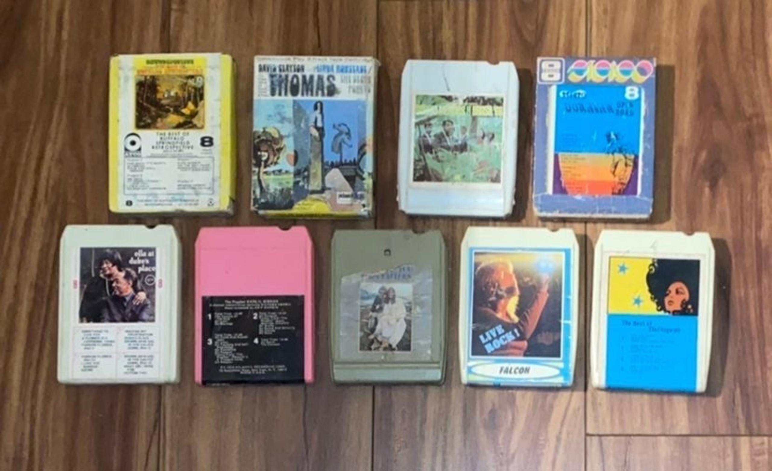 Vintage 8 track tape Lot Of 8