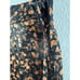 BAR III skirt Womens Floral Asymmetrical Midi Skirt black Sz 10 silky Lightweigh