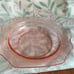 PINK depression glass Butter Dish Princess pattern