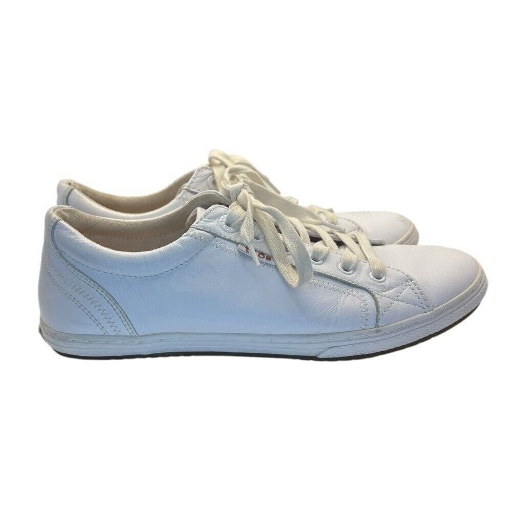 Taos White Sneakers w/ Leather Uppers (Size 11)