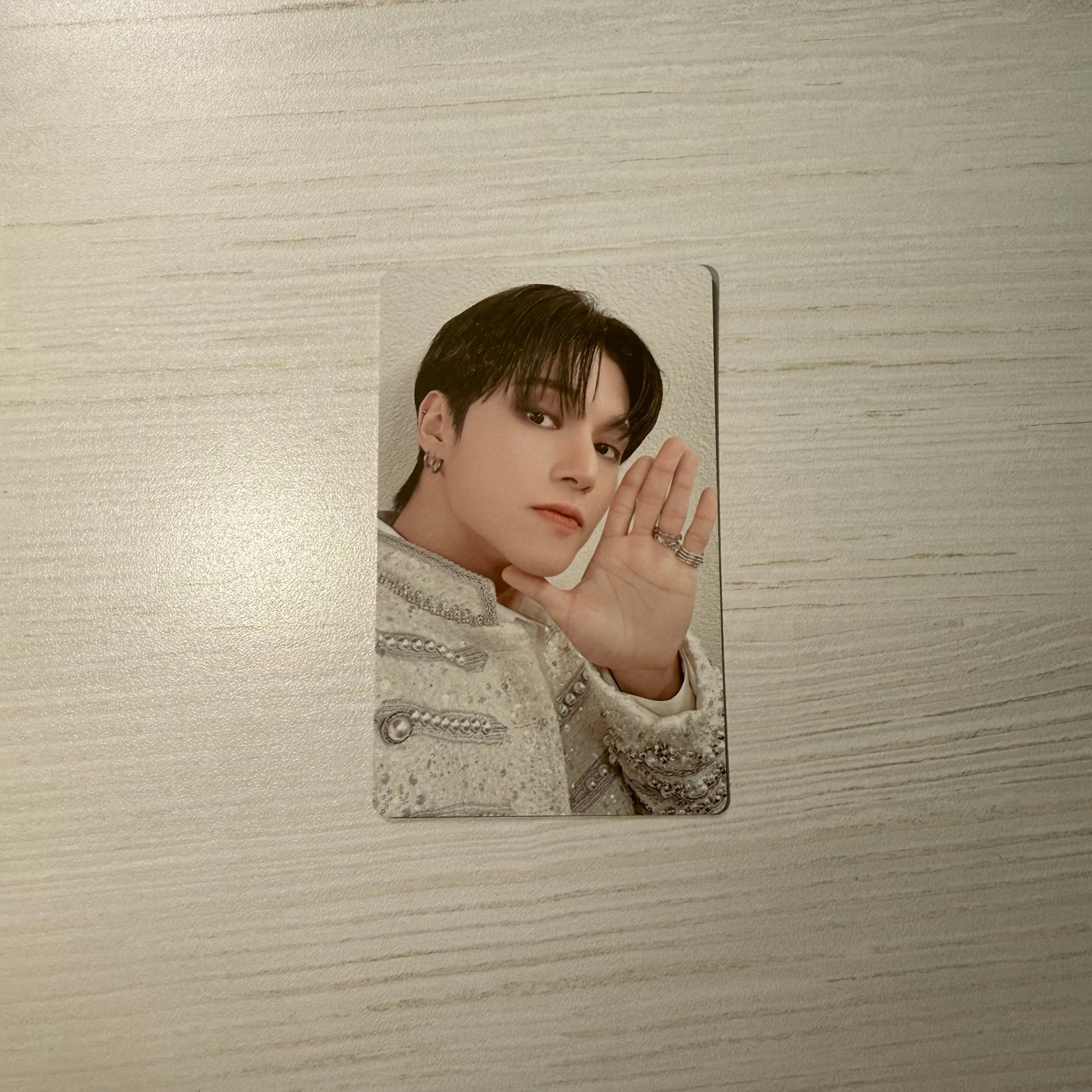 Wooyoung ATEEZ Seoul concert soundcheck photocard