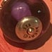 Brand new in box Purple Gentle Wave Glass Art Finial Charm