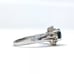 Platinum 850 Sapphire & Diamond Ring