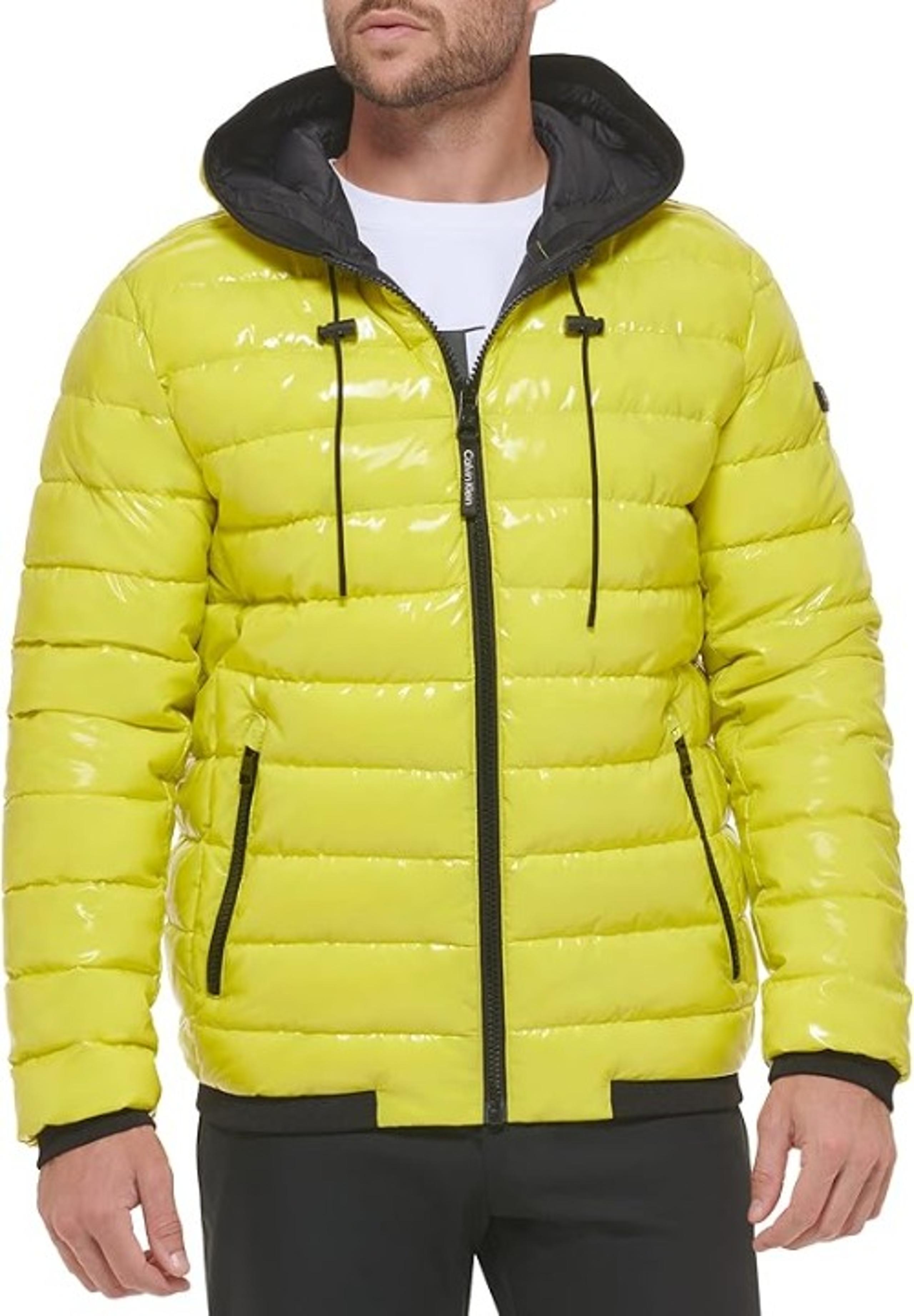 Genuine CALVIN KLEIN Mens Hooded Down Puffer Jacket Sz L Warmth Factor
