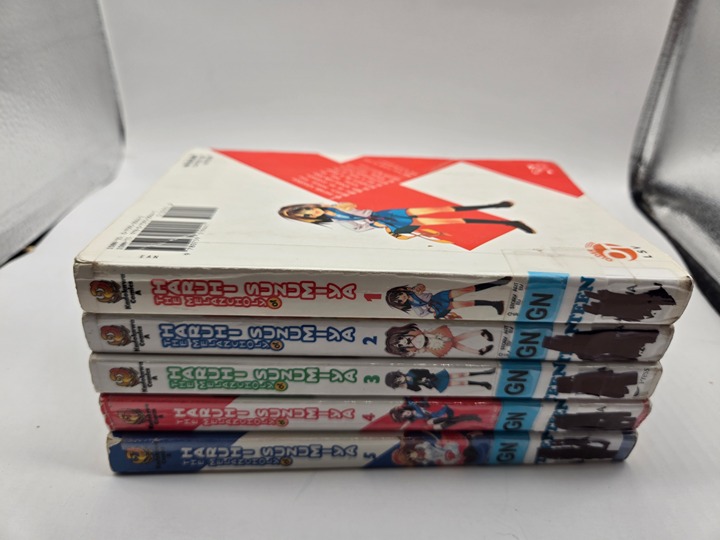 The Melancholy Of Haruhi Suzumiya By Nagaru Tanigawa English Manga Vol. 1-5