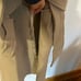 Alpha Massismo Rebeccai Women's 44 XL Camel Tan Wool Angora Robe Coat Tie