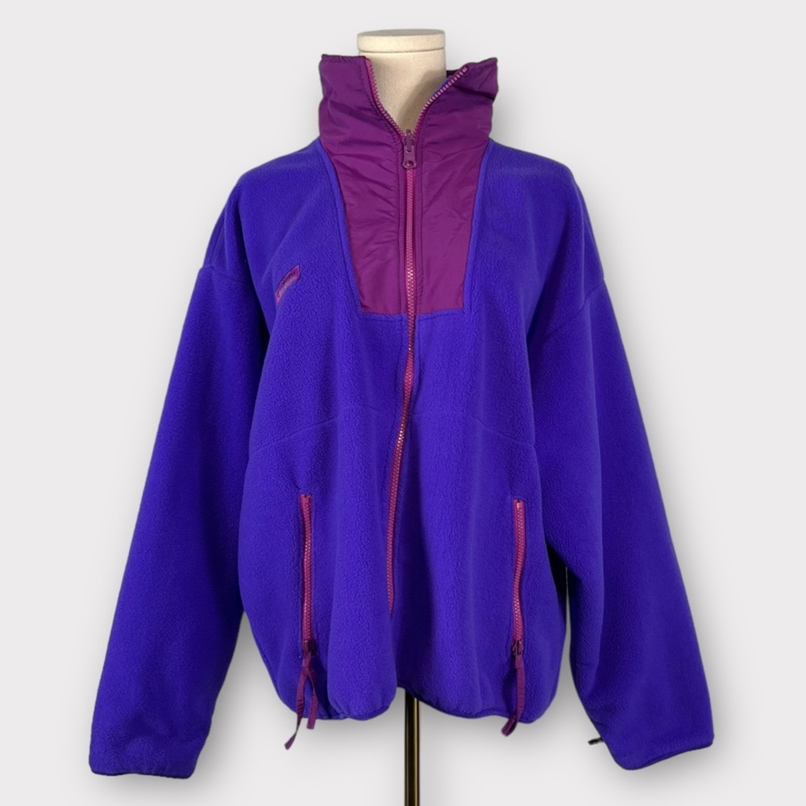 Columbia Vintage Full Zip Fleece Jacket Size XL