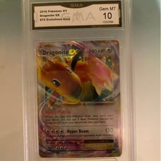 DRAGONITE EX GMA 10 GEM MT 2016 Pokemon