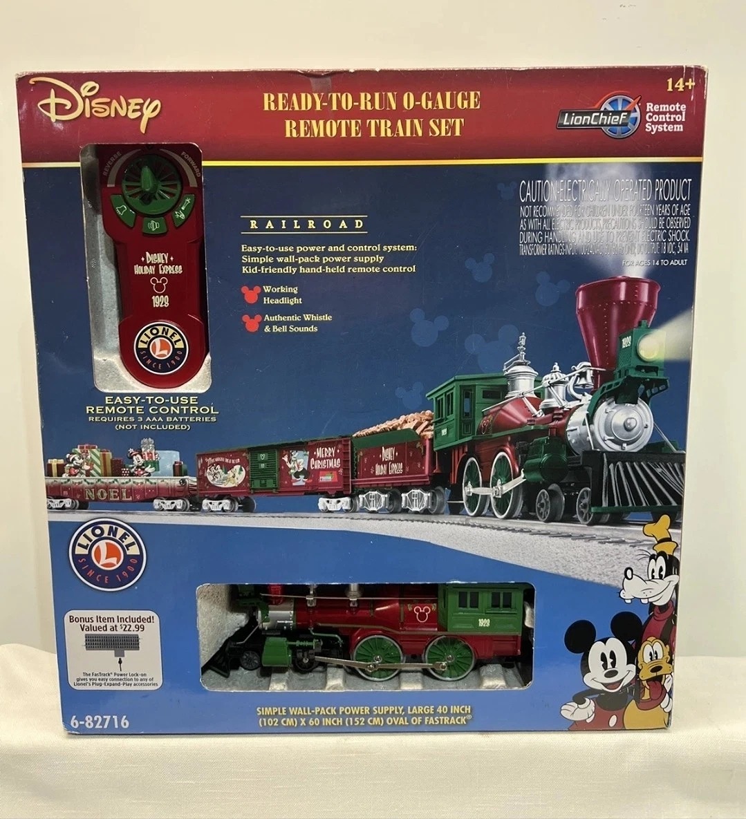 Lionel Disney Mickey's Holiday to Remember Christmas Ready To Run Train Set