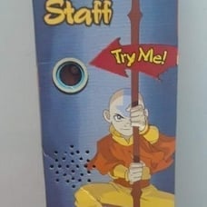Nickelodeon Mattel Avatar the Last Airbender Aang's Battle Staff Glider