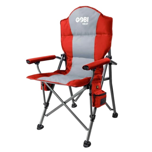 Gobi heat Terrain Heated Camping Chair (Color Flare/Red)