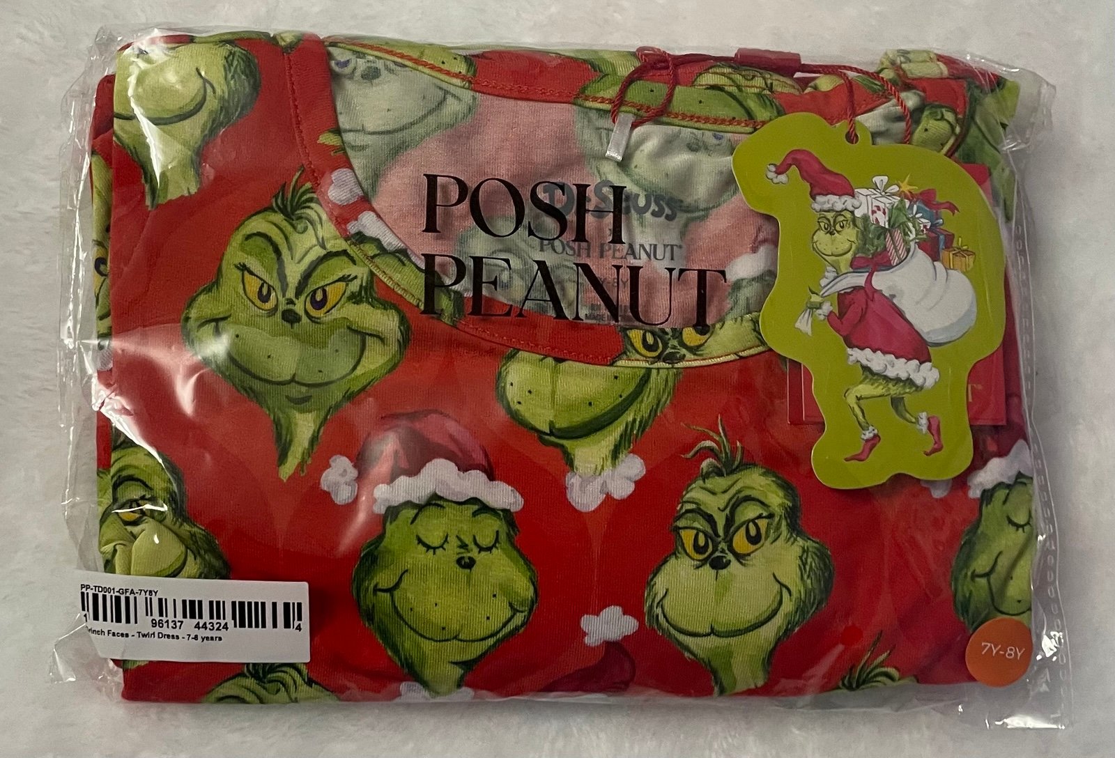 Posh Peanut Dr. Seuss The Grinch Twirl Dress 7/8