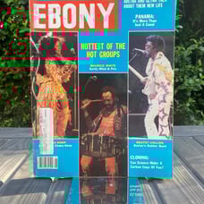 Jumbo Vintage Ebony Magazine