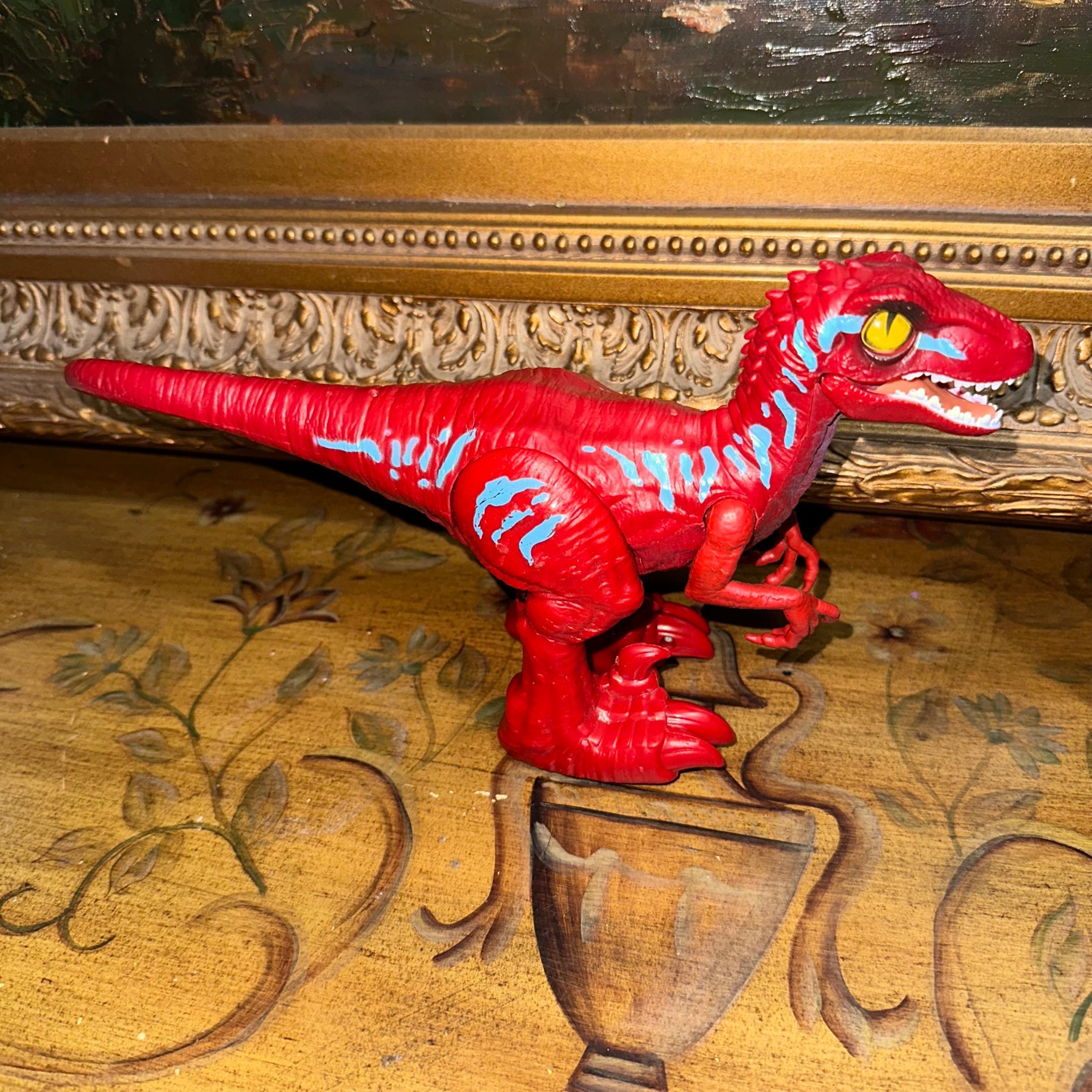 Red Raptor Dinosaur Robo Alive Rampaging Zuru Inc. Action Figure - Runs & Chomps
