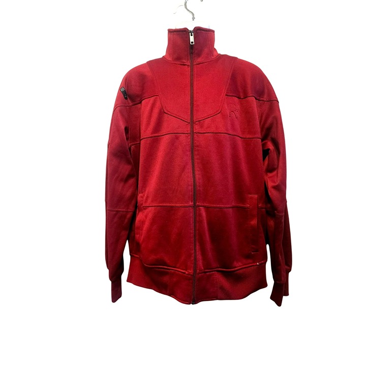 Rocawear full zip burgundy track jacket rn 106830 size xl