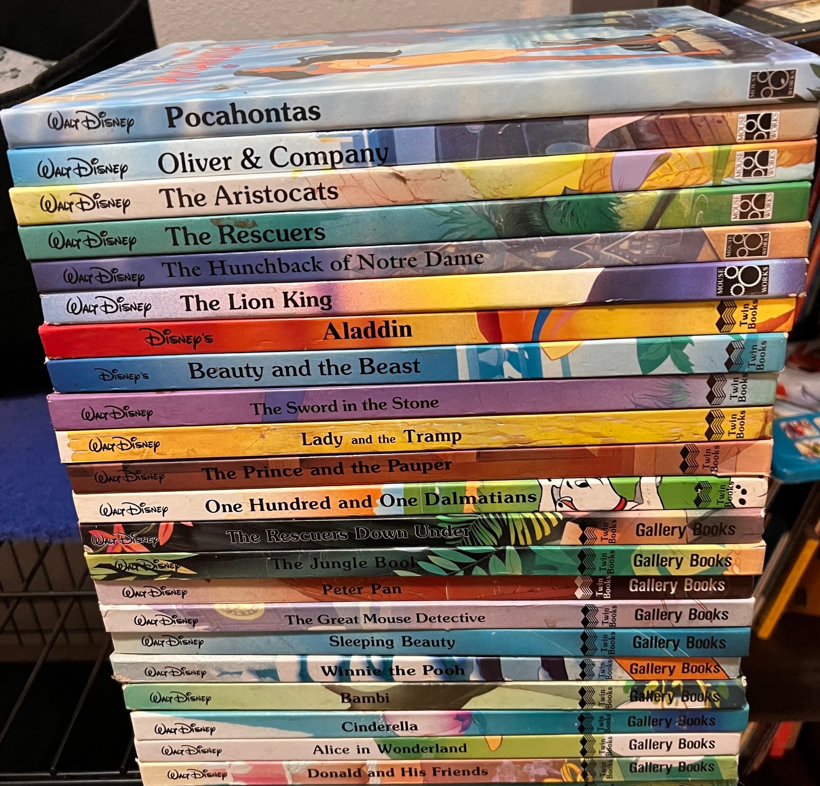 Walt Disney Vintage Books