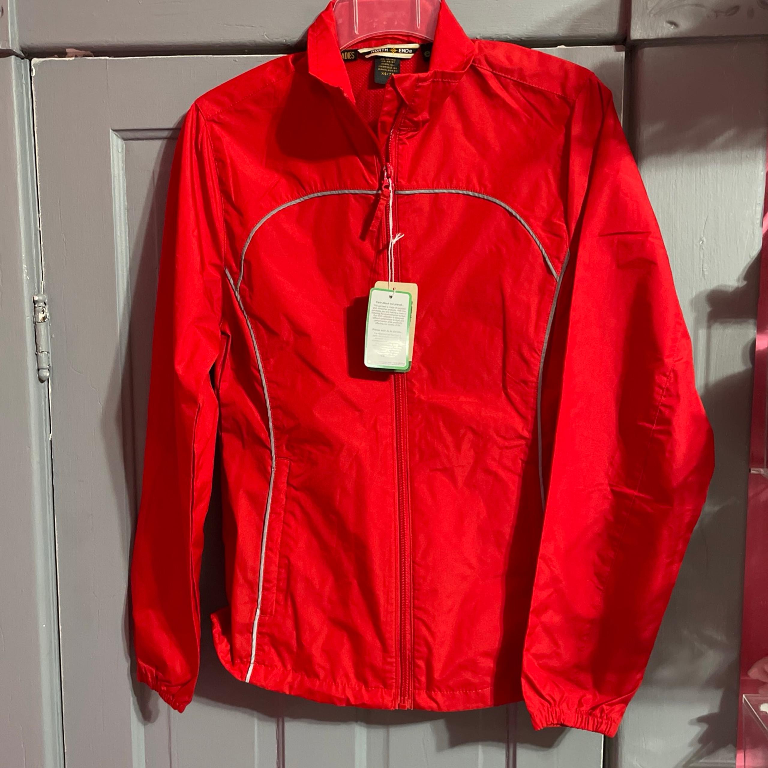 North End women’s size XS new with tags red windbreaker