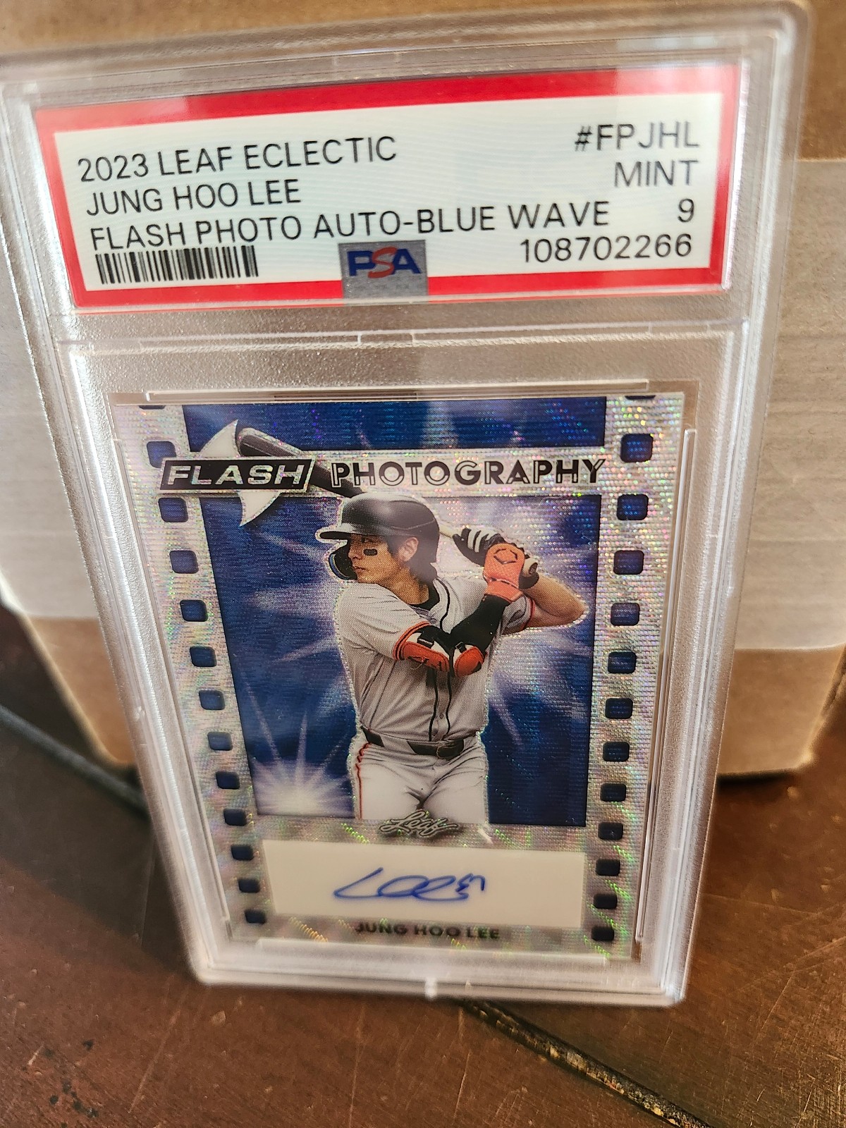 JUNG HOO LEE AUTO /8 PSA 9