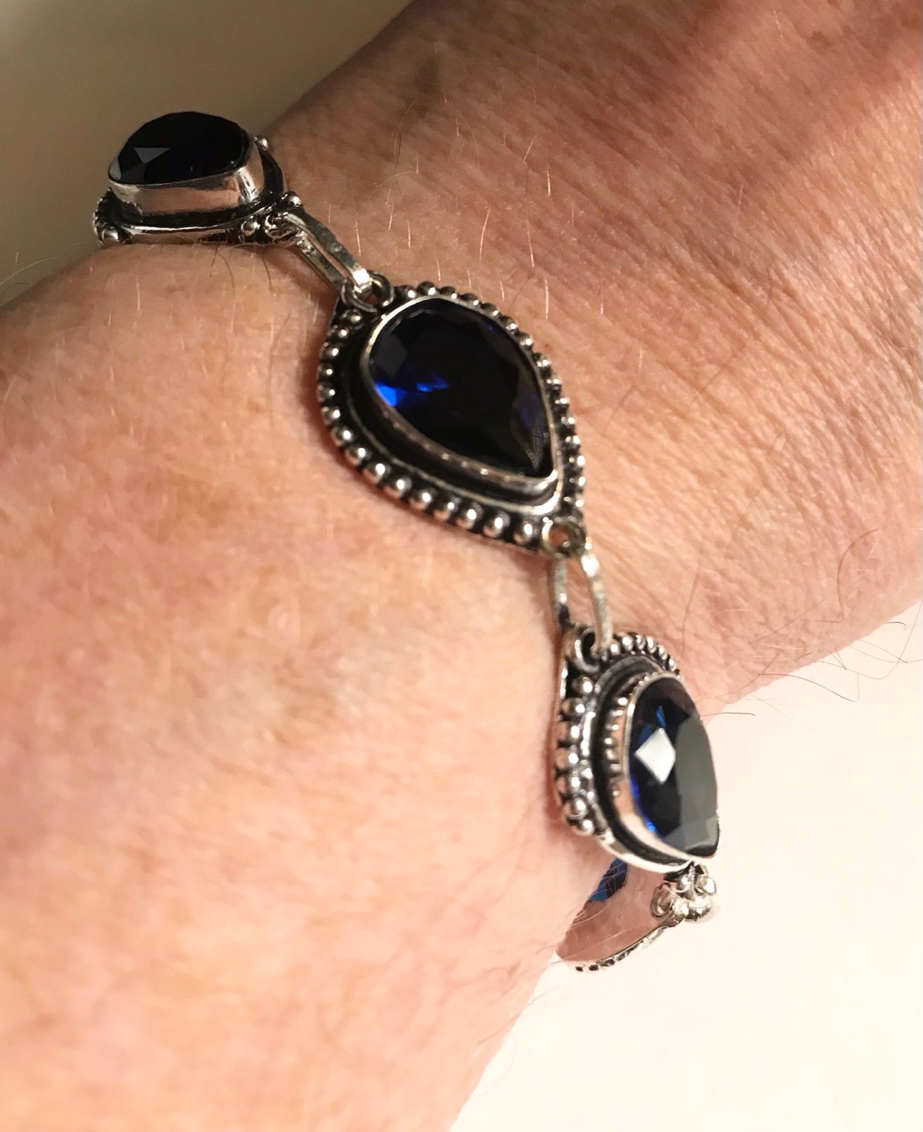 Tanzanite 925 Sterling Silver Bracelet