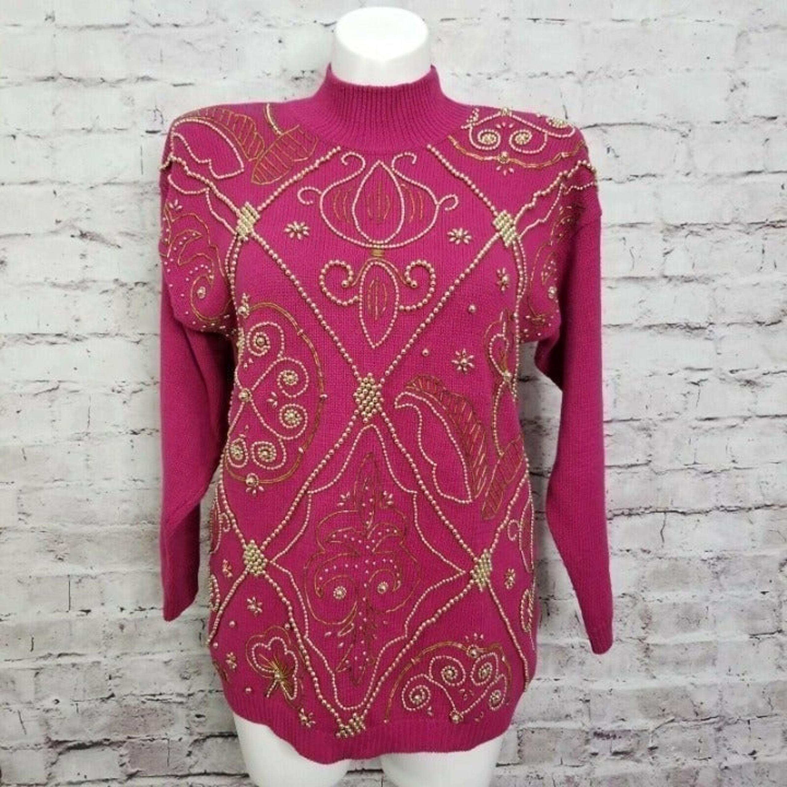 Vintage Victoria Jones Fuschia Sweater
