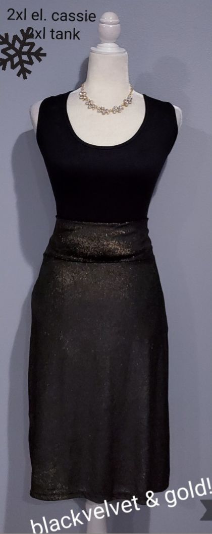 lularoe cassie and tank outfit