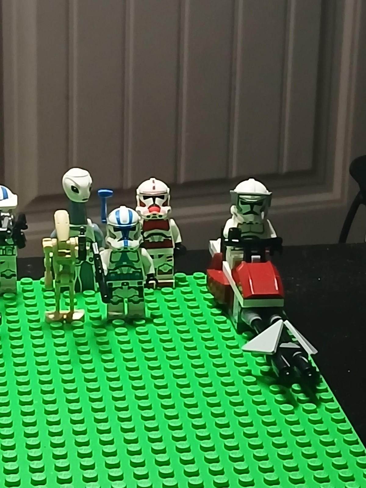 Lego Starwars mini figures,builds, vehicles, and accessories.