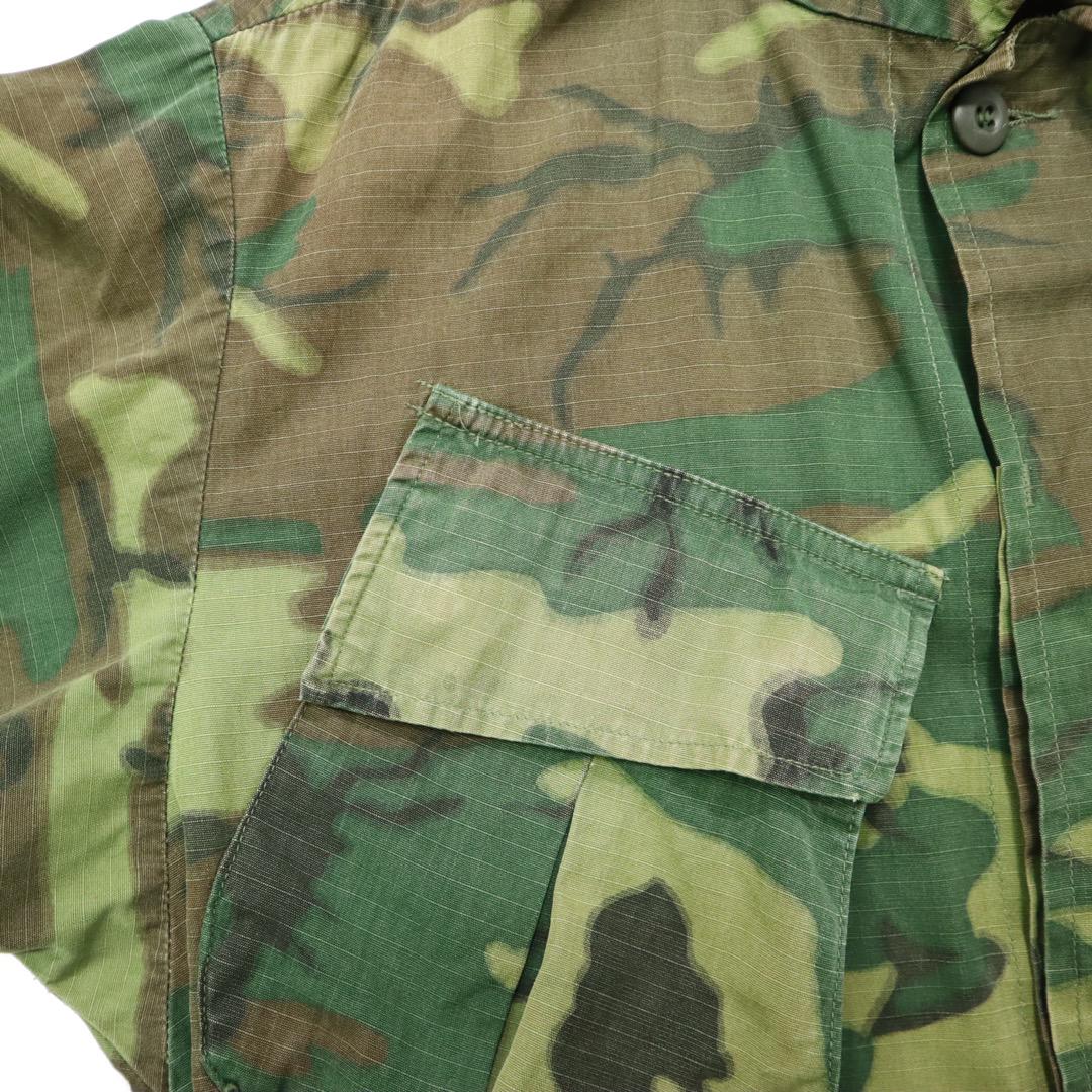 60s US ARMY JUNGLE FATIGUE JACKET 3RD XS SHORT GOOD COND