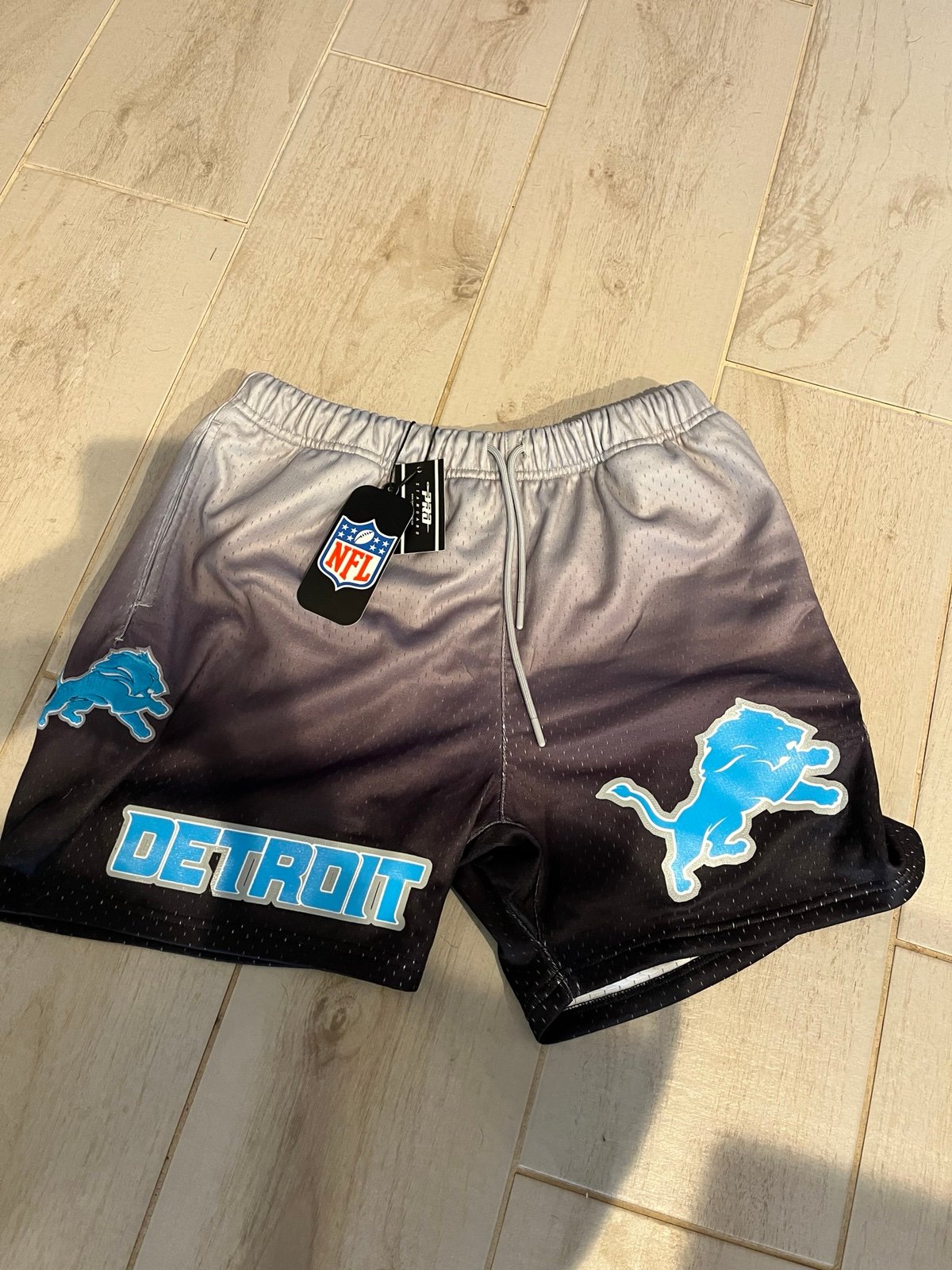 Detroit Lions Pro Standard ombré mesh Gray Mens M NFL Football