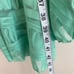 Weissman Dance costume aqua blue teal hi low gold sequin dress 8040 child LC