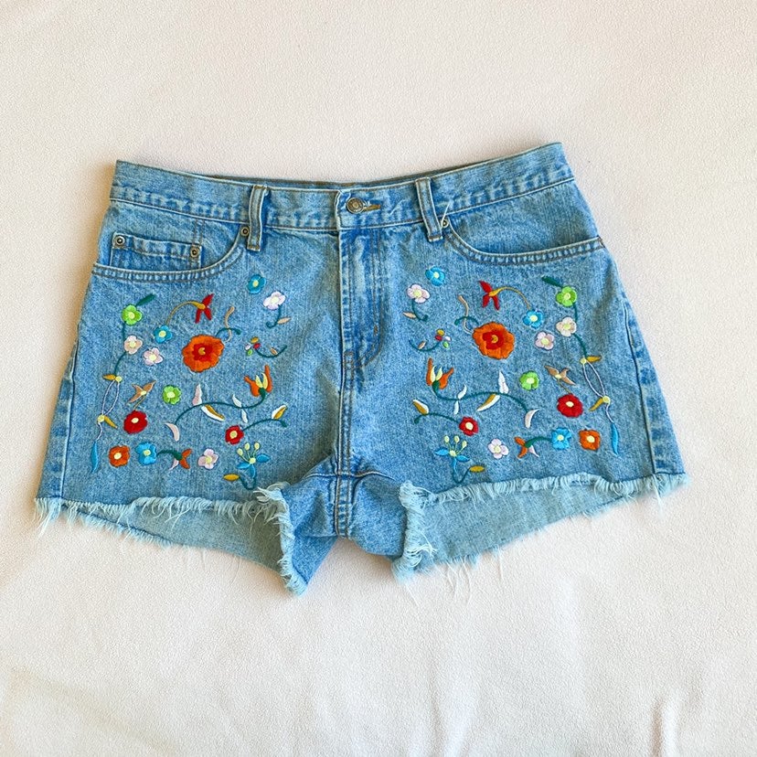 Boston Proper High Waist Raw Hem Shorts